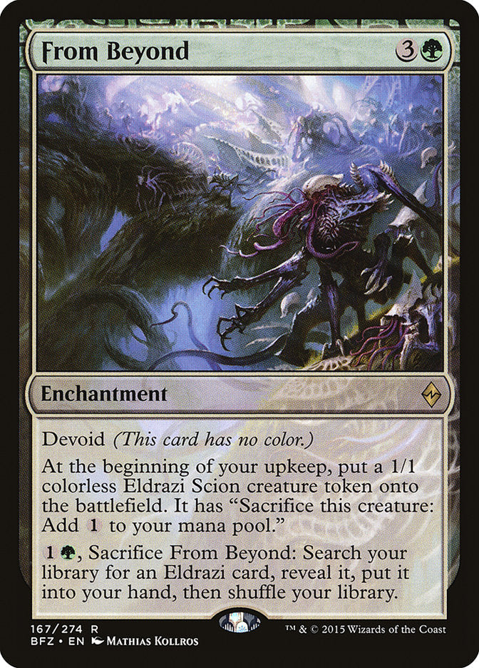 From Beyond [Battle for Zendikar] [Foil]