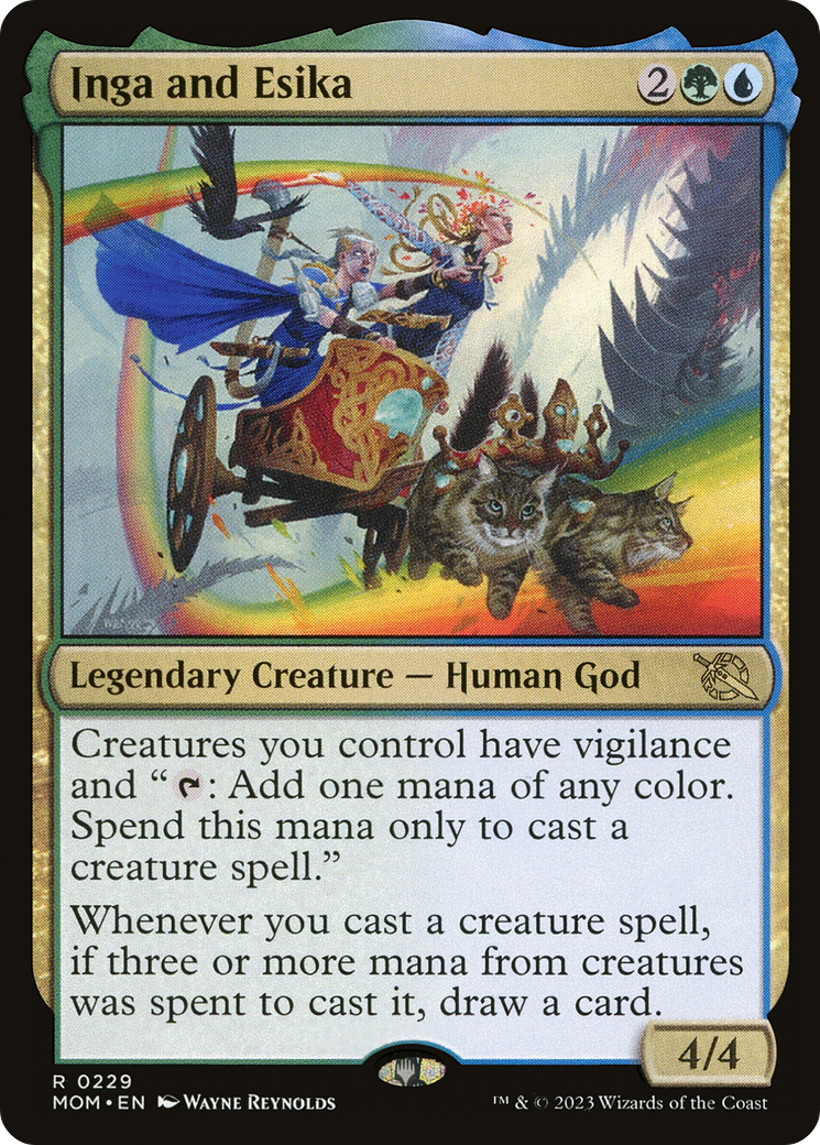 Inga and Esika [March of the Machine] [Foil]