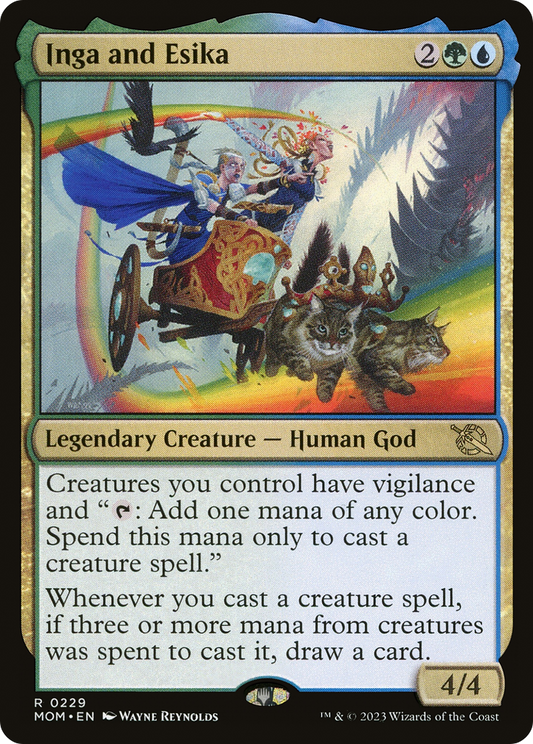Inga and Esika [March of the Machine] [Foil]