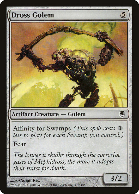 Dross Golem [Darksteel] [Foil]