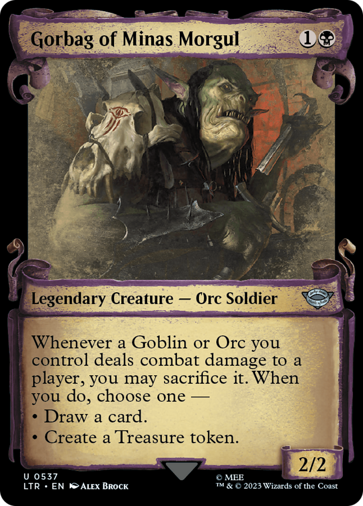 Gorbag of Minas Morgul [The Lord of the Rings: Tales of Middle-Earth Showcase Scrolls] [Foil]