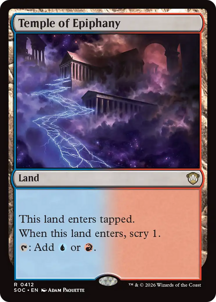 Temple of Epiphany [Secrets of Strixhaven Commander] [Foil]