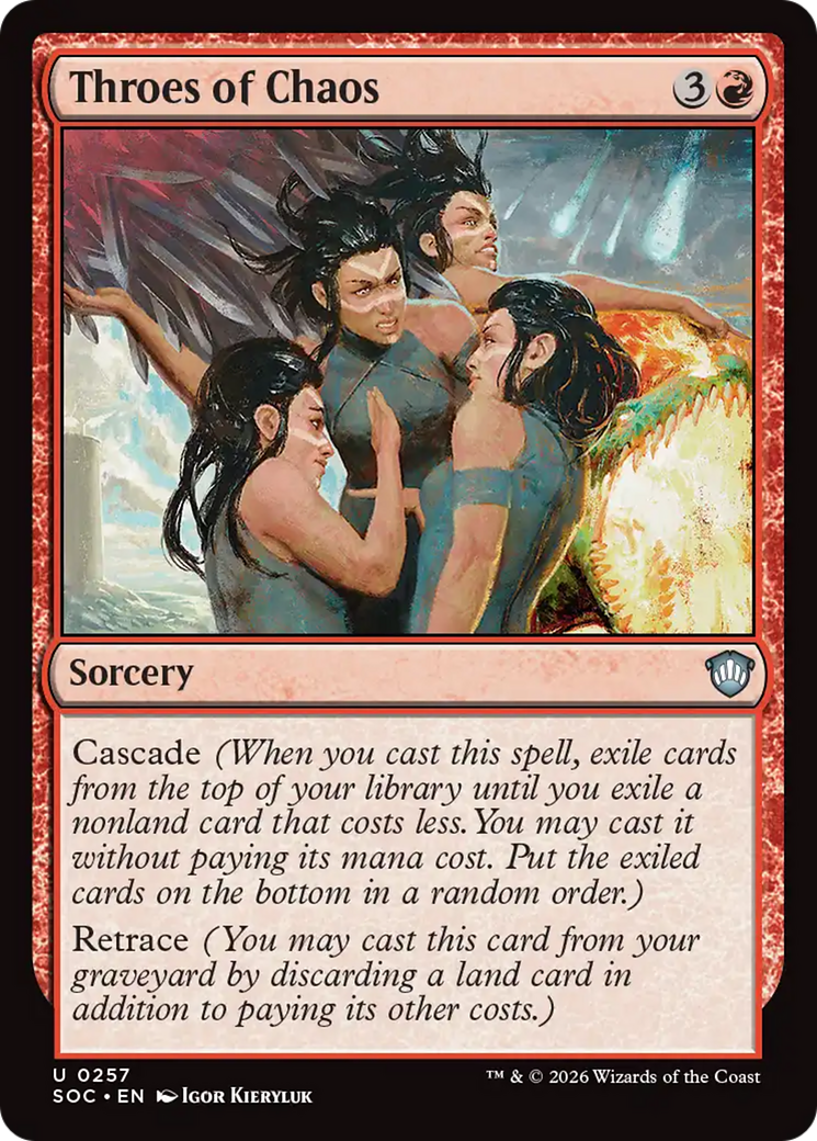 Throes of Chaos [Secrets of Strixhaven Commander] [Foil]