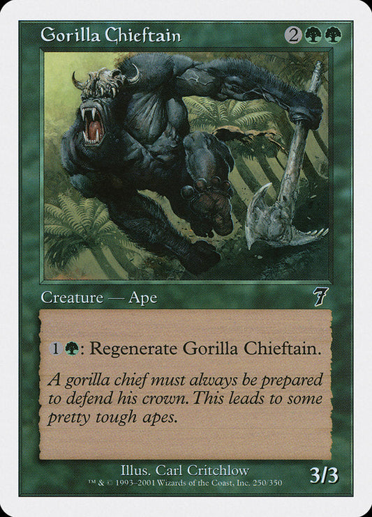 Gorilla Chieftain [Seventh Edition] [Foil]