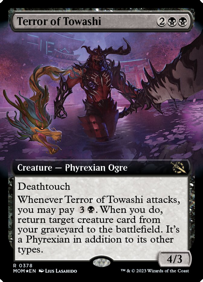Terror of Towashi (Extended Art) [March of the Machine] [Foil]