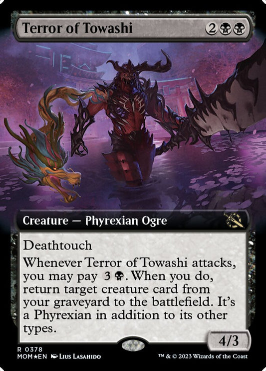 Terror of Towashi (Extended Art) [March of the Machine] [Foil]