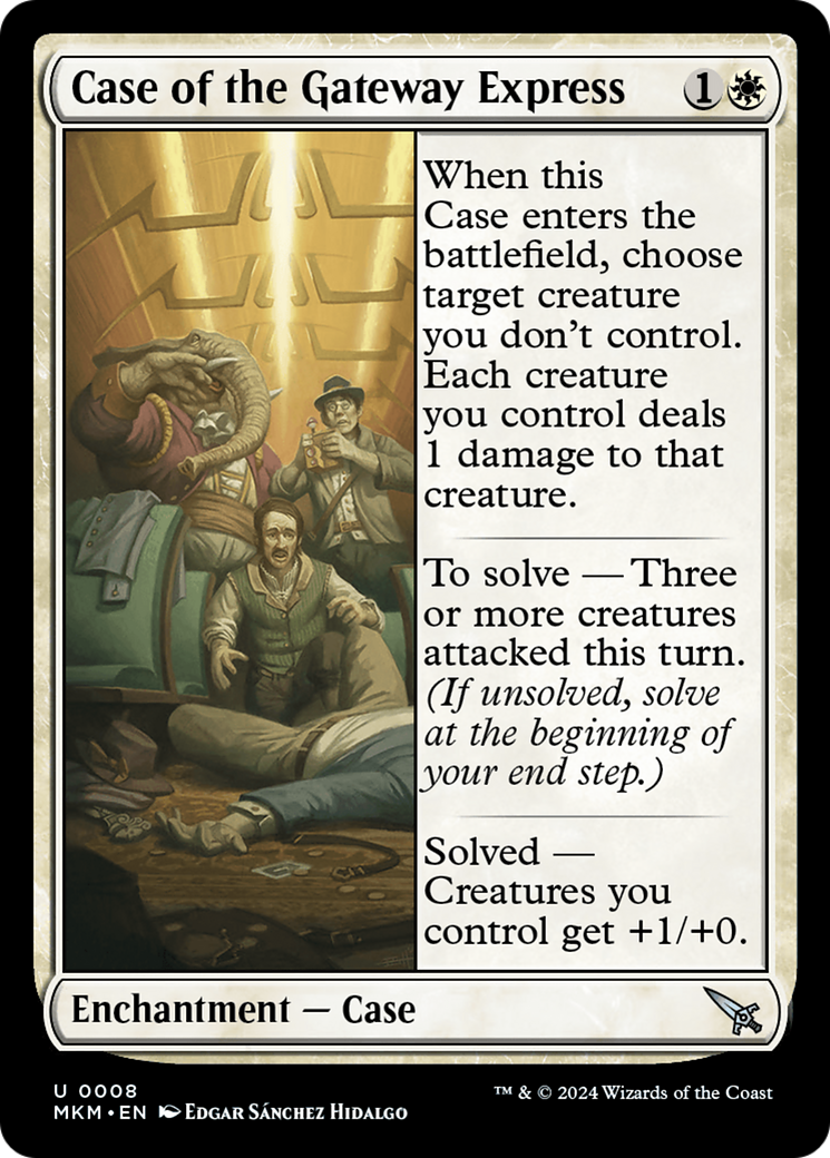 Case of the Gateway Express [Murders at Karlov Manor] [Foil]