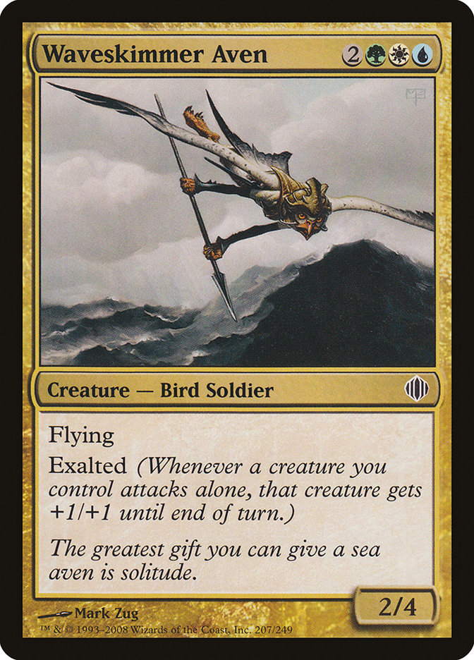 Waveskimmer Aven [Shards of Alara] [Foil]