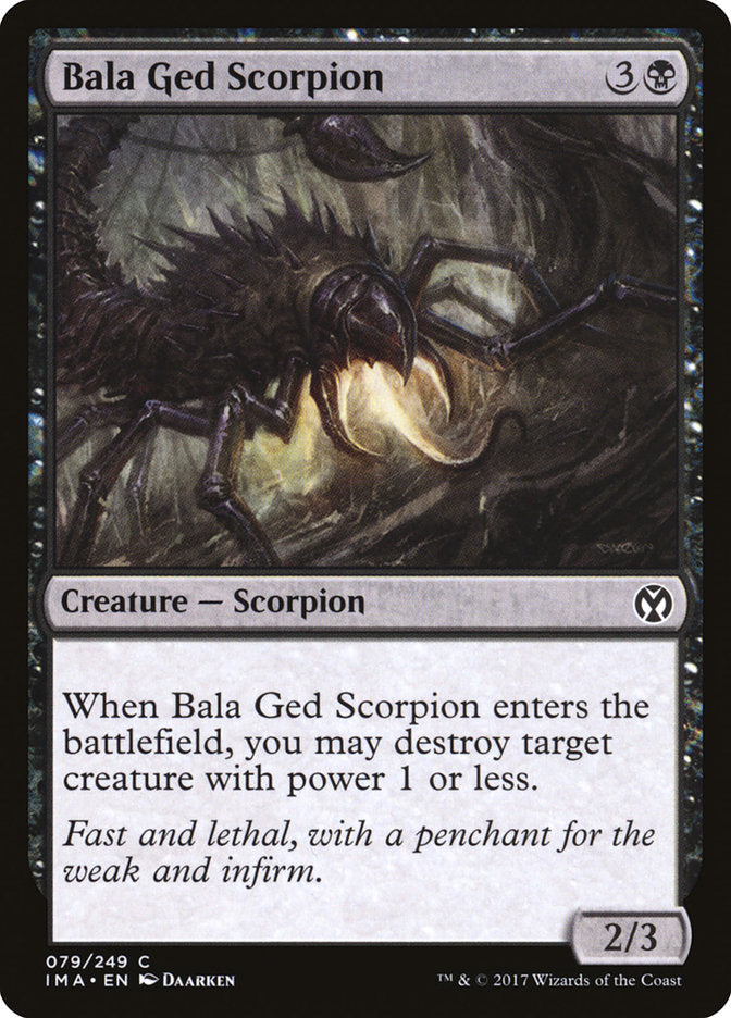 Bala Ged Scorpion [Iconic Masters] [Foil]