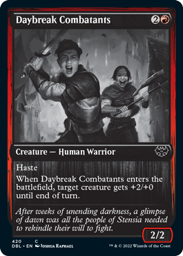 Daybreak Combatants [Innistrad: Double Feature] [Foil]