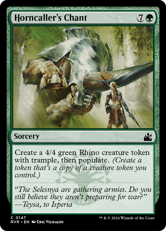 Horncaller's Chant [Ravnica Remastered] [Foil]