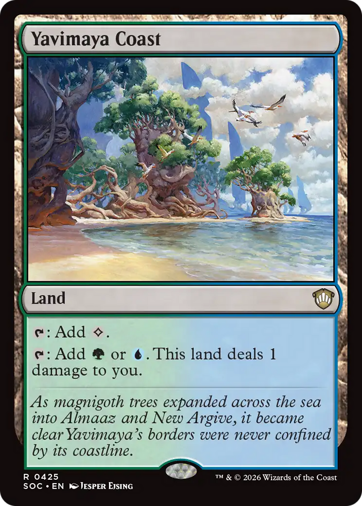 Yavimaya Coast [Secrets of Strixhaven Commander] [Foil]