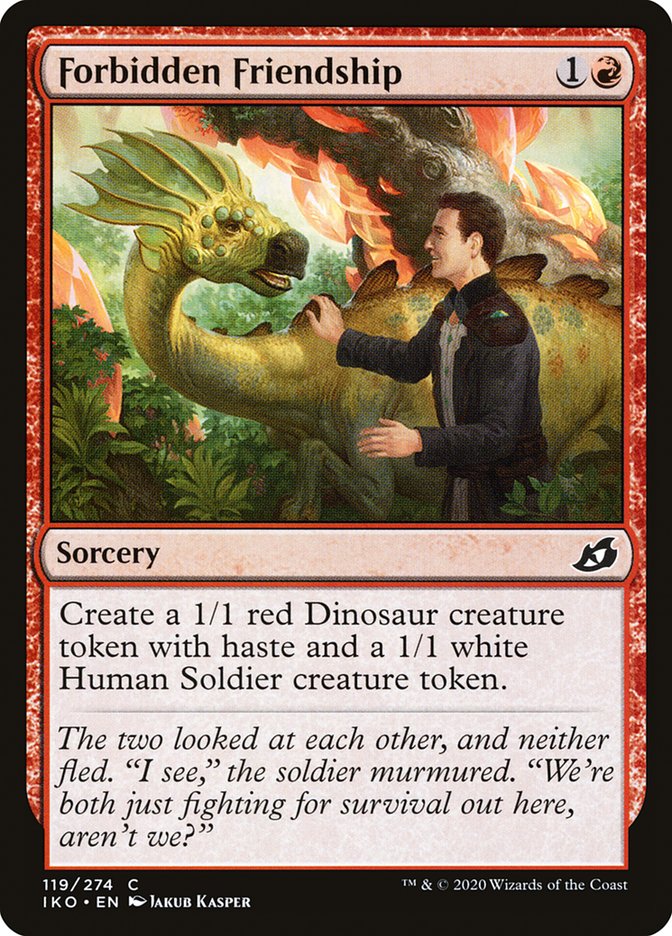 Forbidden Friendship [Ikoria: Lair of Behemoths] [Foil]