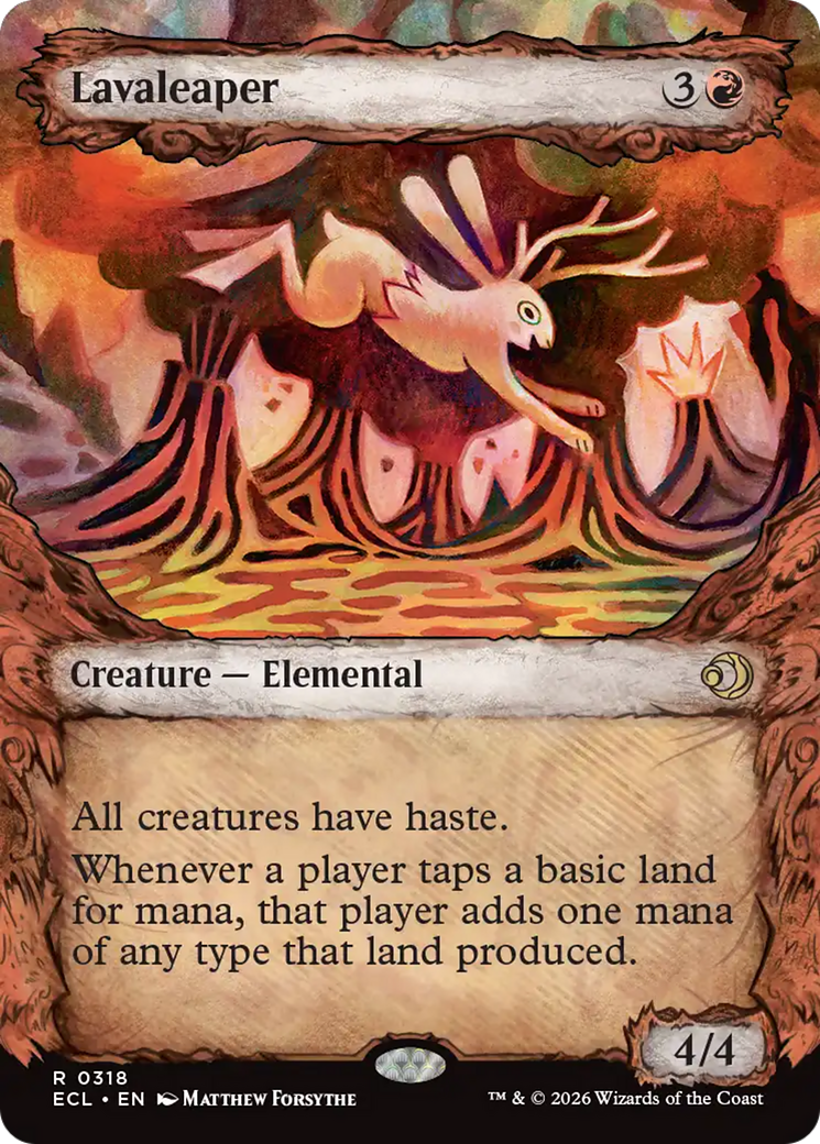 Lavaleaper (Showcase) [Lorwyn Eclipsed] [Foil]