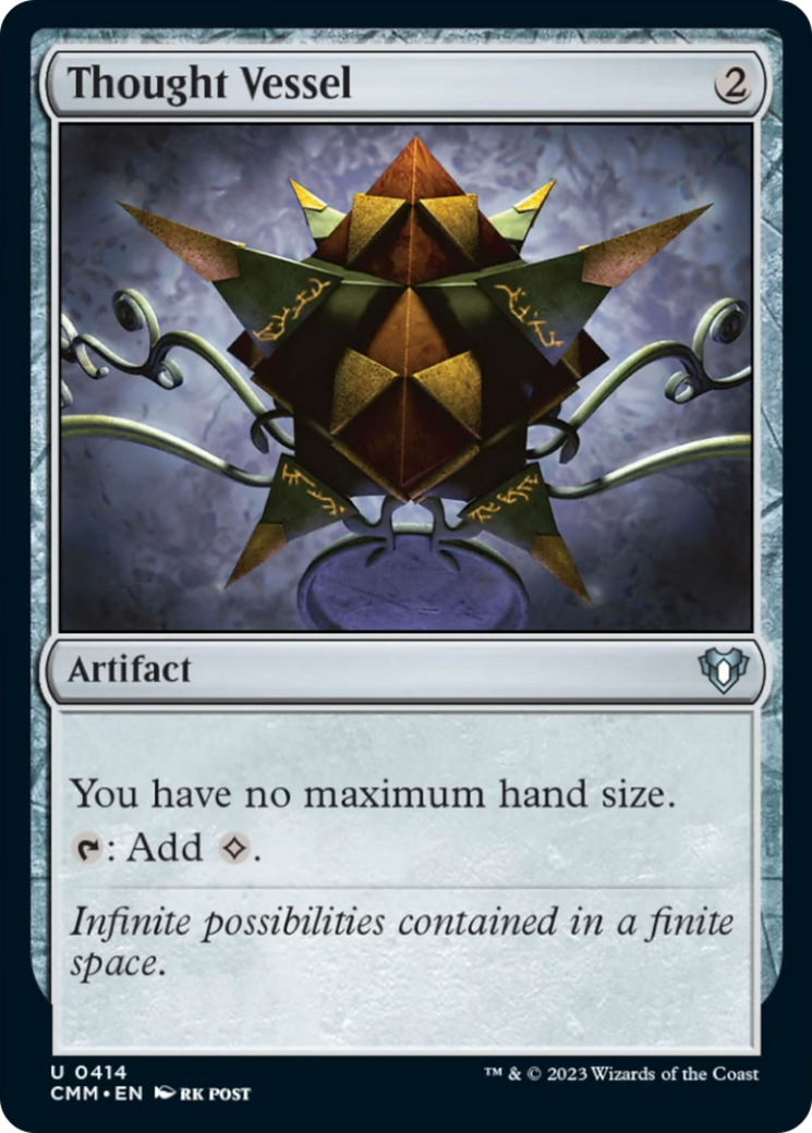 Thought Vessel [Commander Masters] [Foil]