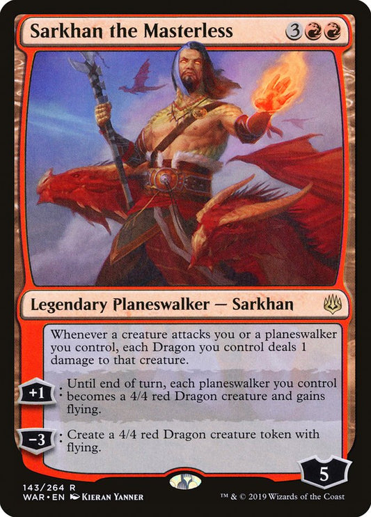 Sarkhan the Masterless [War of the Spark] [Foil]