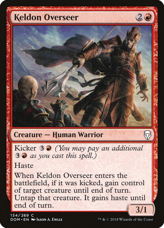 Keldon Overseer [Dominaria] [Foil]