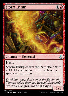 Storm Entity [Time Spiral Remastered] [Foil]