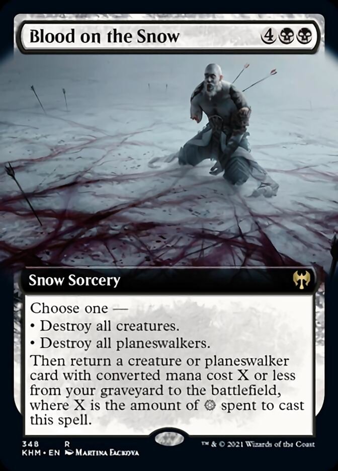 Blood on the Snow (Extended Art) [Kaldheim] [Foil]