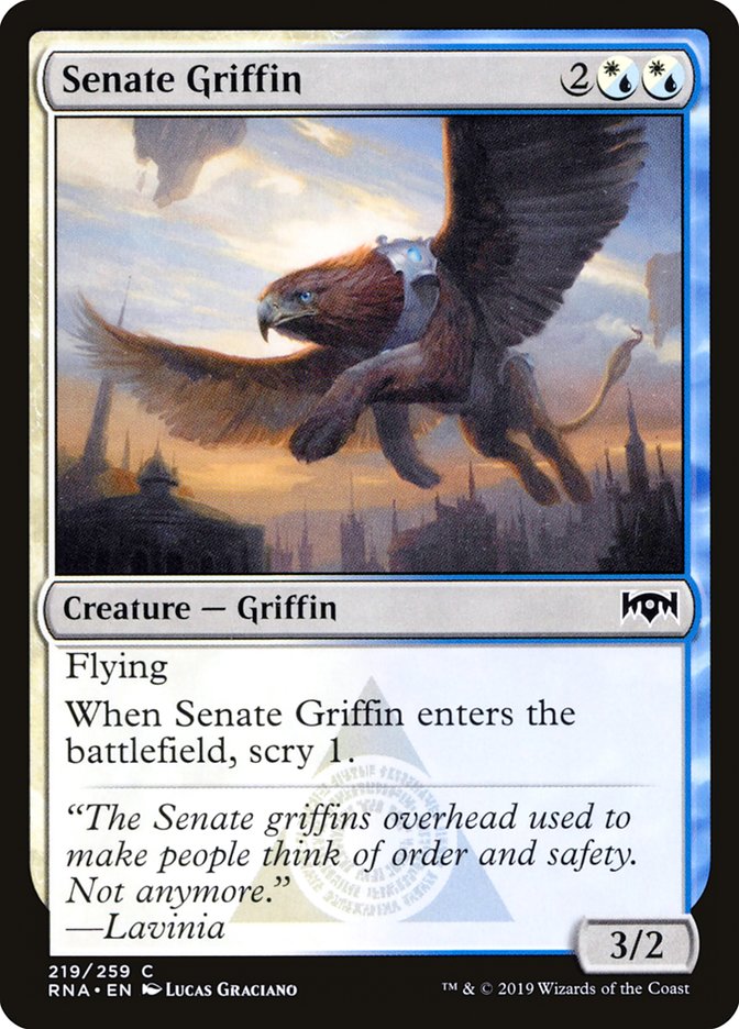 Senate Griffin [Ravnica Allegiance] [Foil]