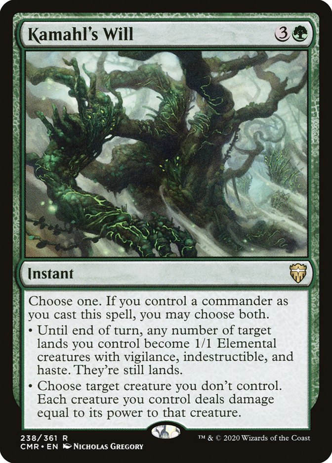 Kamahl's Will [Commander Legends] [Foil]