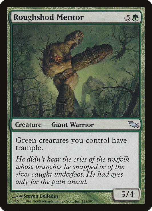 Roughshod Mentor [Shadowmoor] [Foil]