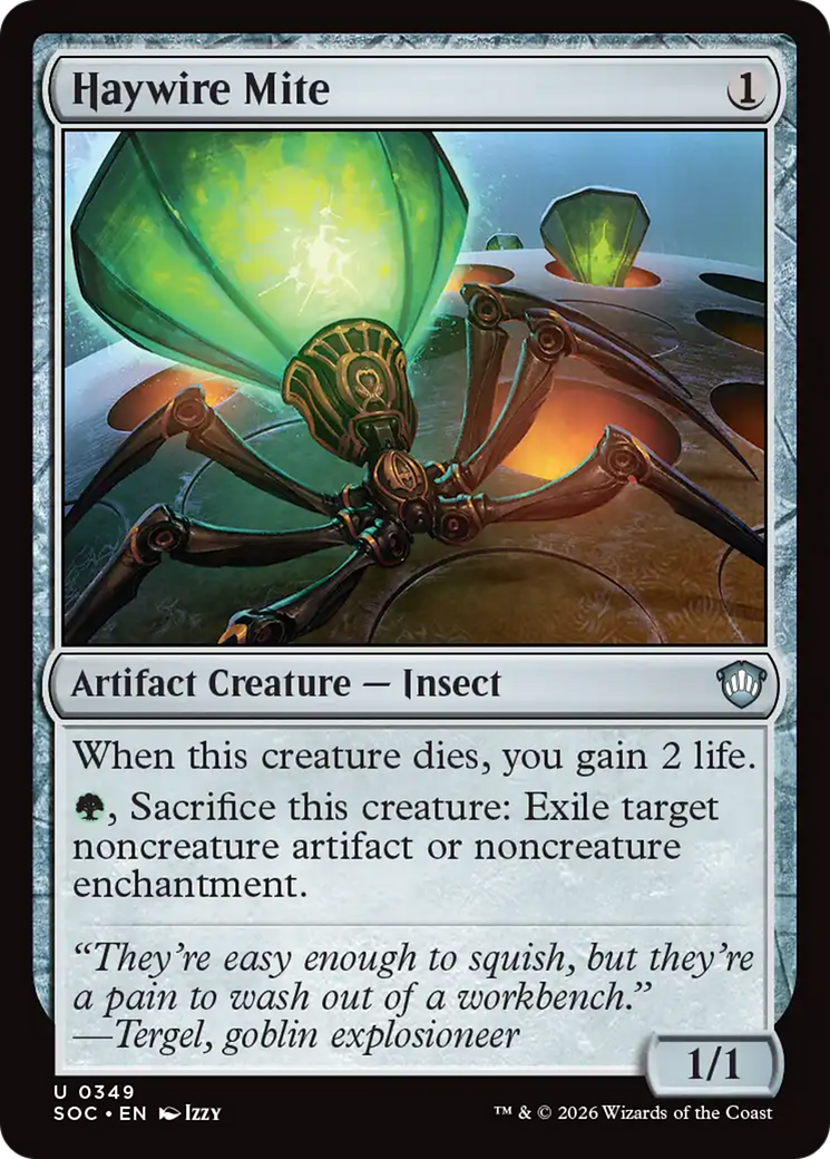 Haywire Mite [Secrets of Strixhaven Commander] [Foil]
