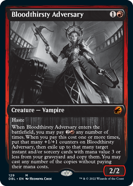 Bloodthirsty Adversary [Innistrad: Double Feature] [Foil]