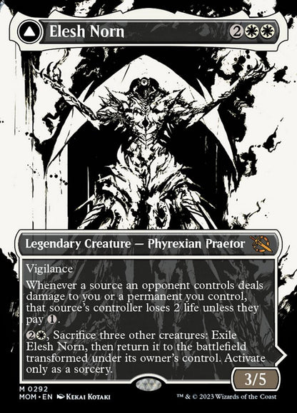 Elesh Norn // The Argent Etchings (Showcase Planar Booster Fun) [March of the Machine] [Foil]