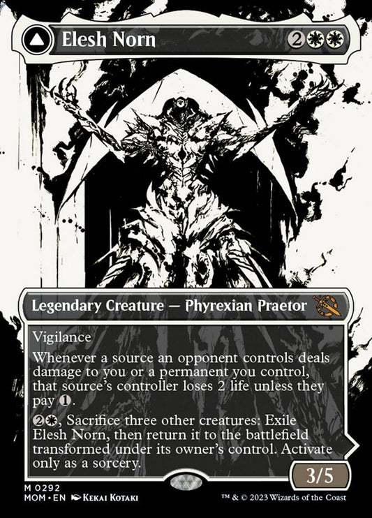 Elesh Norn // The Argent Etchings (Showcase Planar Booster Fun) [March of the Machine] [Foil]