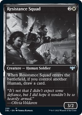 Resistance Squad [Innistrad: Double Feature] [Foil]