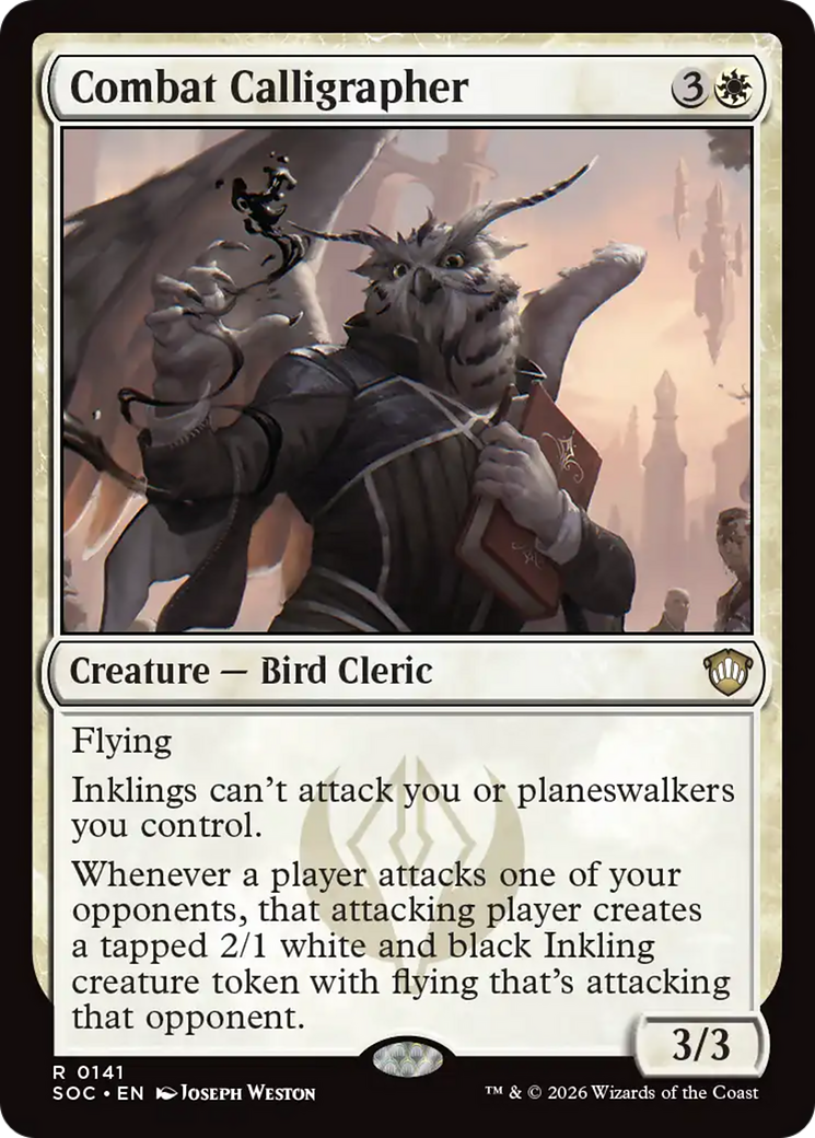 Combat Calligrapher [Secrets of Strixhaven Commander] [Foil]
