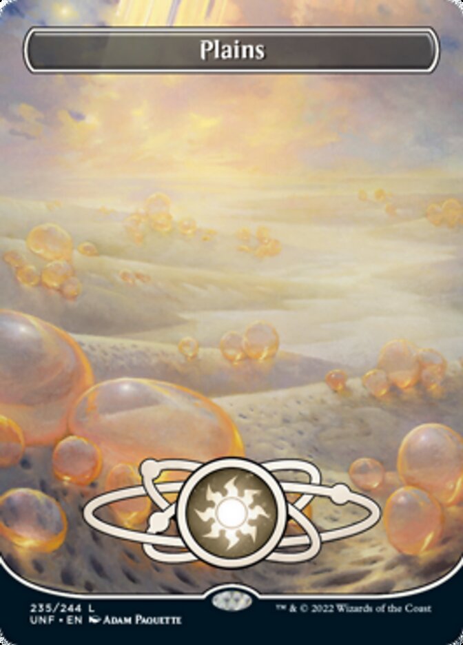 Plains (235) (Planetary Space-ic Land) [Unfinity] [Foil]