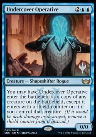 Undercover Operative (Promo Pack) [Streets of New Capenna Promos] [Foil]