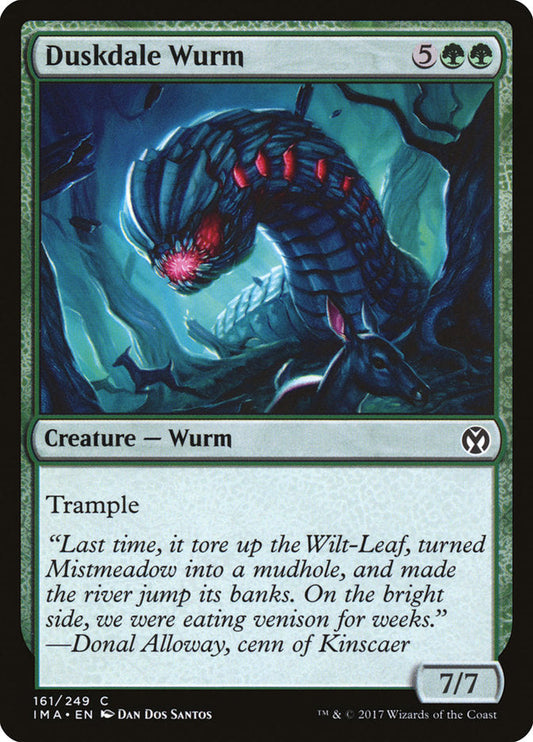 Duskdale Wurm [Iconic Masters] [Foil]