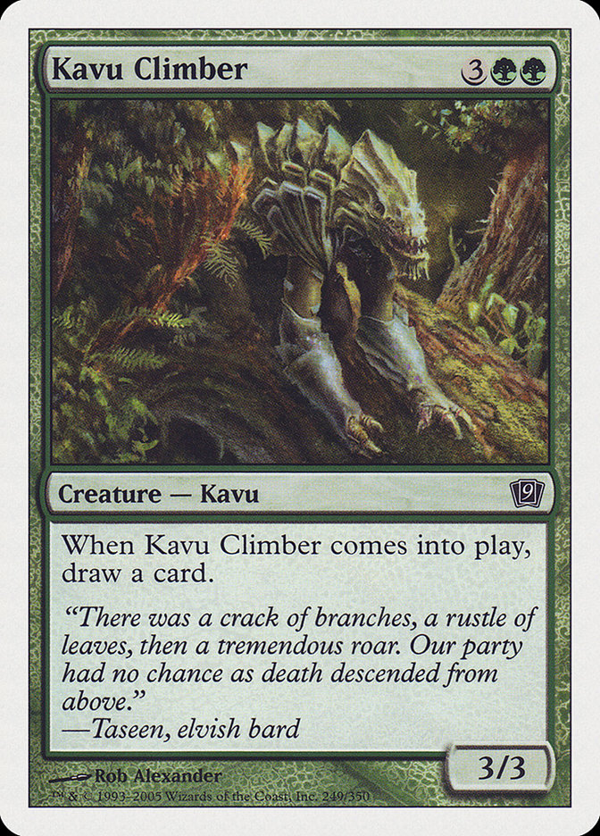 Kavu Climber [Ninth Edition] [Foil]