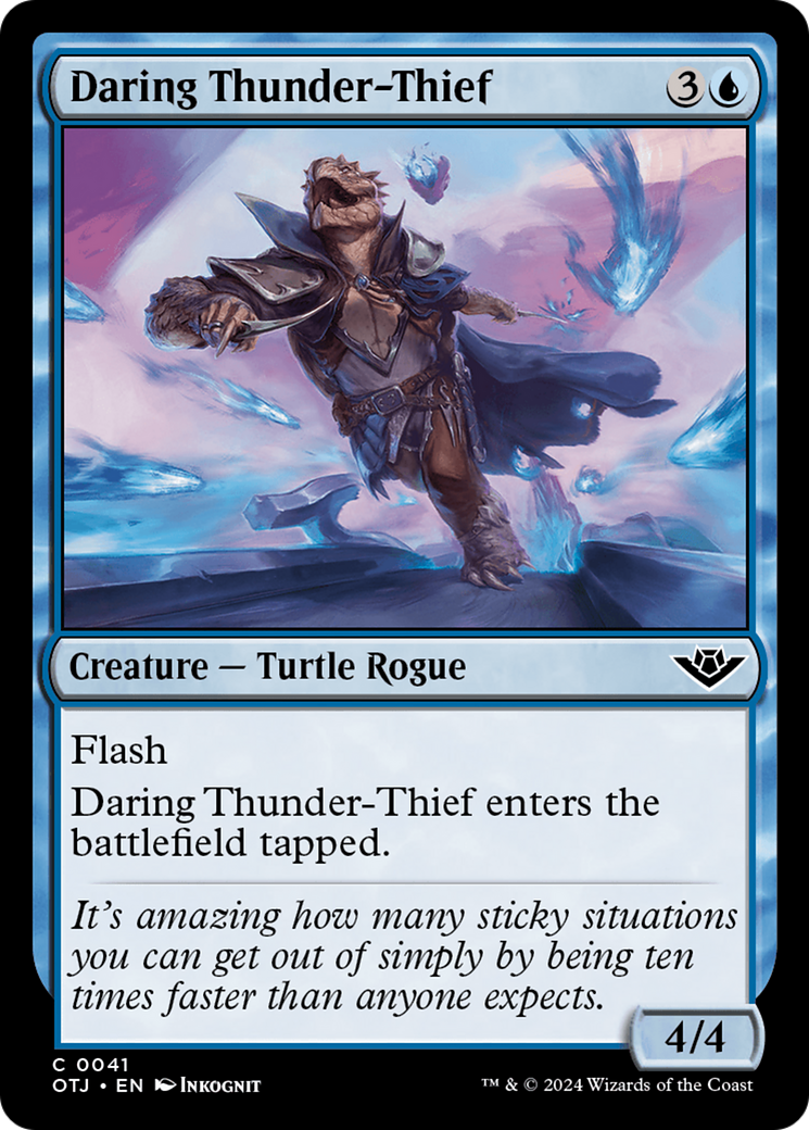 Daring Thunder-Thief [Outlaws of Thunder Junction] [Foil]