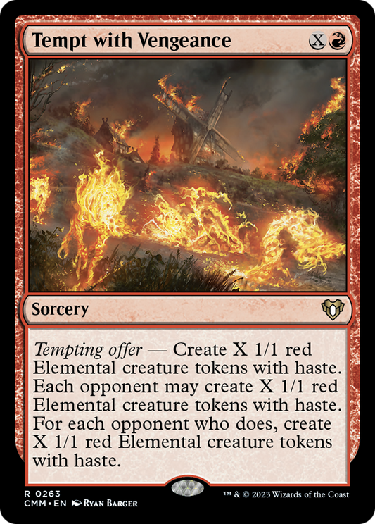 Tempt with Vengeance [Commander Masters] [Foil]