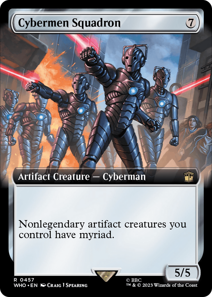 Cybermen Squadron (Extended Art) [Doctor Who] [Foil]