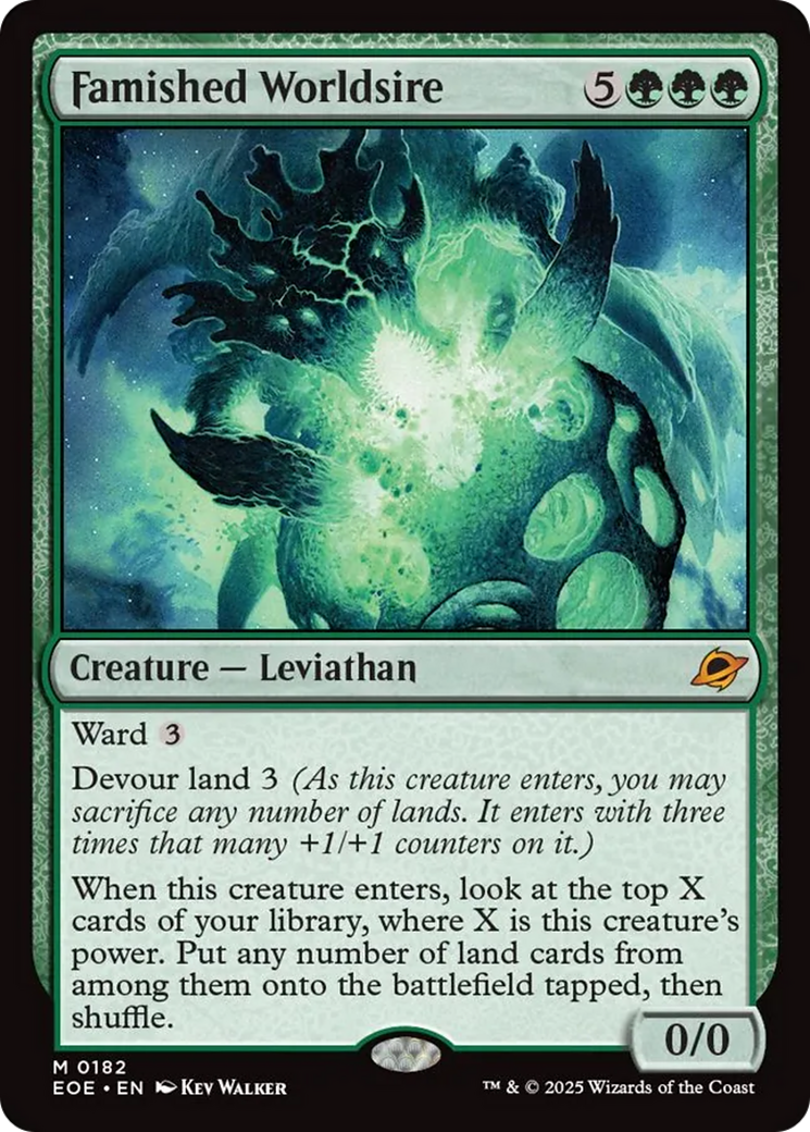 Famished Worldsire [Edge of Eternities] [Foil]