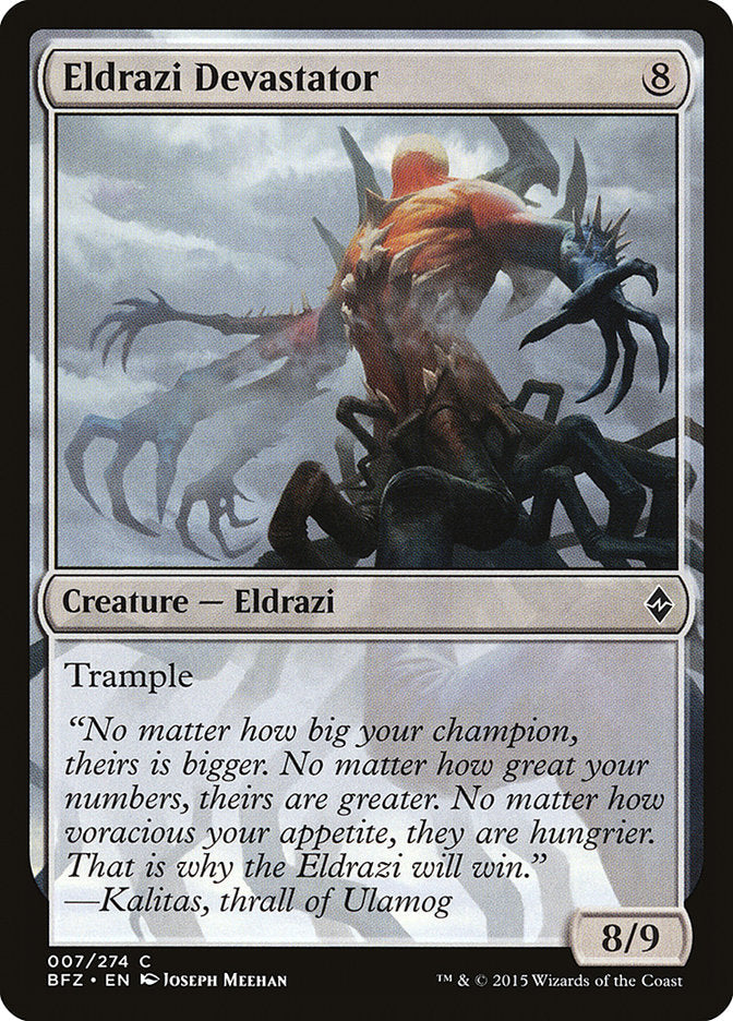 Eldrazi Devastator [Battle for Zendikar] [Foil]