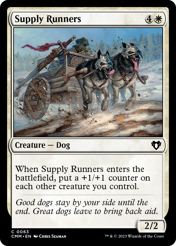 Supply Runners [Commander Masters] [Foil]
