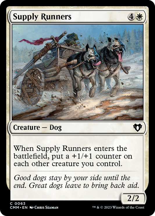 Supply Runners [Commander Masters] [Foil]