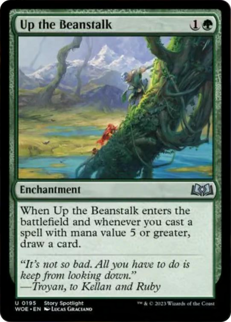 Up the Beanstalk [Wilds of Eldraine] [Foil]