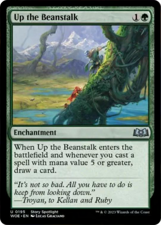 Up the Beanstalk [Wilds of Eldraine] [Foil]