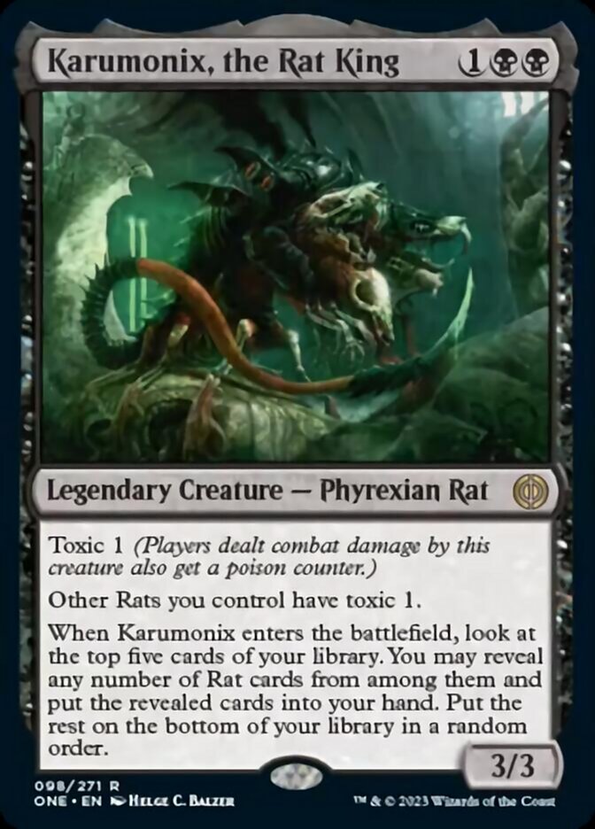 Karumonix, the Rat King [Phyrexia: All Will Be One] [Foil]