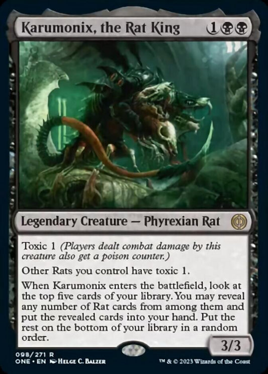 Karumonix, the Rat King [Phyrexia: All Will Be One] [Foil]