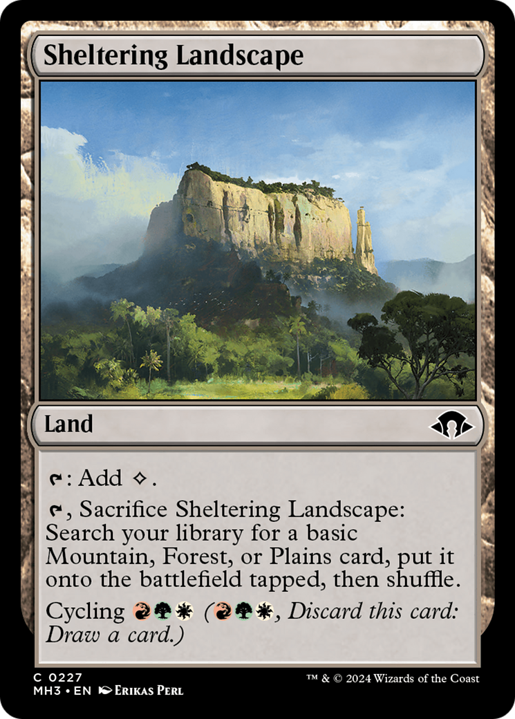 Sheltering Landscape [Modern Horizons 3] [Foil]
