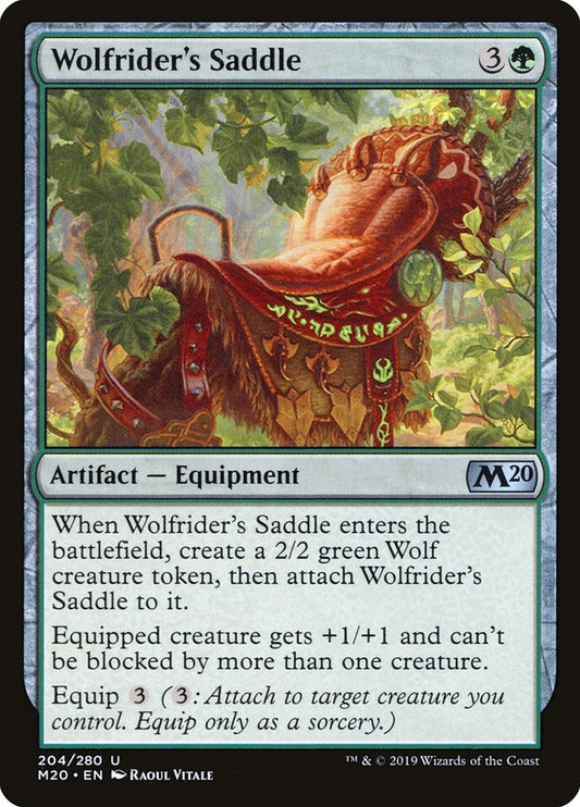 Wolfrider's Saddle [Core Set 2020] [Foil]