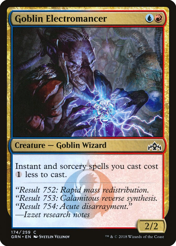 Goblin Electromancer [Guilds of Ravnica] [Foil]